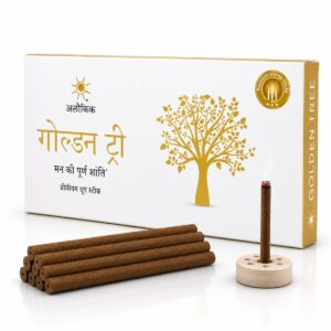 Golden Tree Dry Dhoop Stick Low Smoke By Alaukik