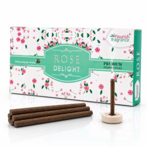 Delight Rose Dry Stick Dhoop Low Smoke
