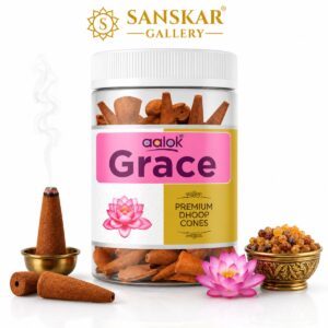 Grace Premium Cone Dhoop Jar Normal Size By Aalok