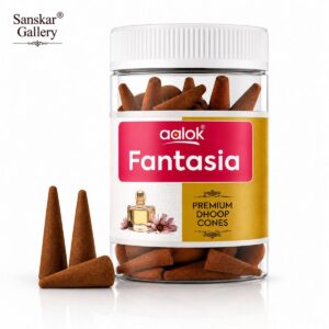 Fantasia Premium Cone Dhoop Jar Normal Size By Aalok