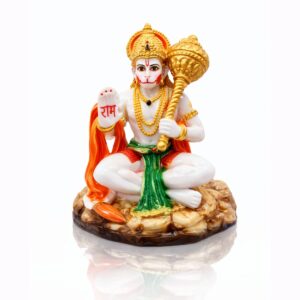 Hanuman Marble Dust Small Size Statue 5 inch