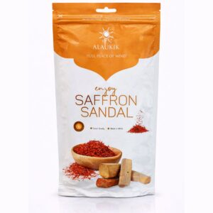 Saffron Sandal Premium Aggarbatti Pouch By Alaukik