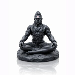Hanuman Yogi Mudra Black Resin Premium 5 inch