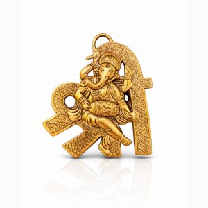Shree Ganesha Matel Hanging Unbreakable 5 inch