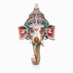 Ganesha Face Hanging Unbreakable 9 Inch