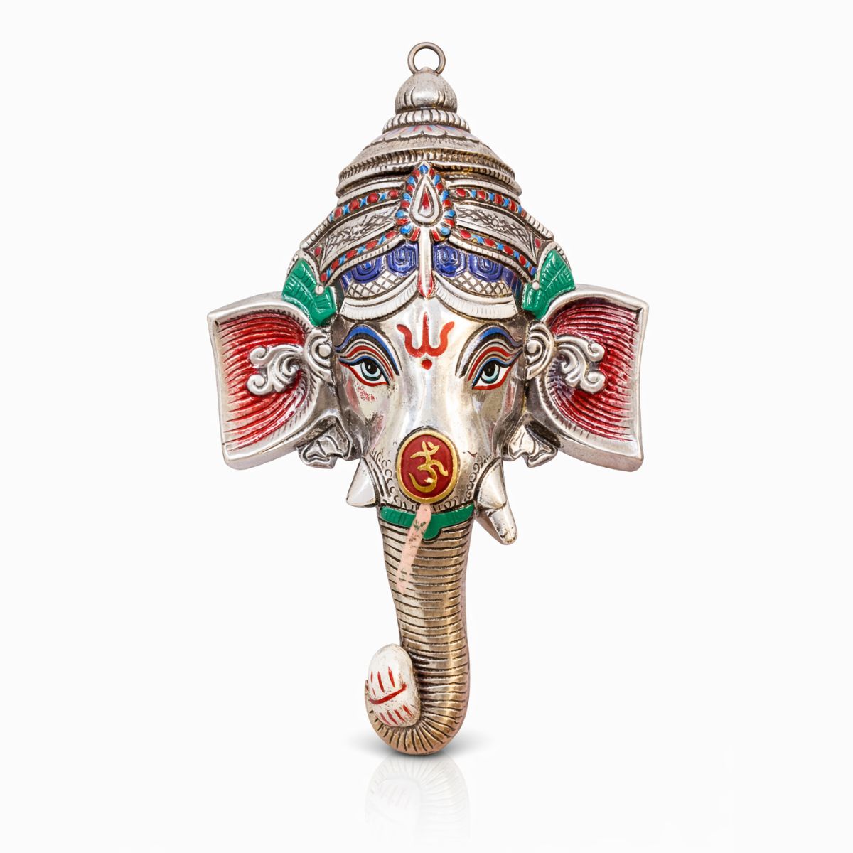 Ganesha Face Hanging Unbreakable 9 Inch