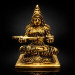 Maa AnnaPurna Brass Murti Premium 4.5 Inch