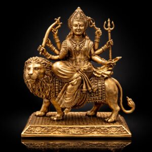 Maa Durga Premium Brass Export Murti 5.5 Inch