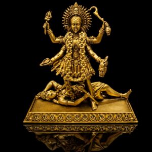 Maa Kali Brass Statue Export Quality 6 Inch