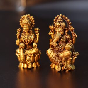 Laxmi Ganesha Small Size Export Murti 2 Inch