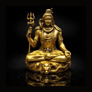 Mahadev Shiva Small Size Brass Export Murti 2.5 inch