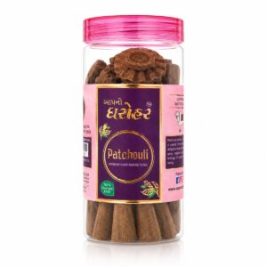 Patchauli Premium Dharohar Cone Jar Long Cones