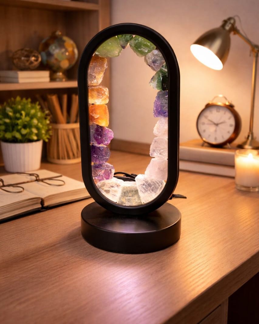 Multi Quartz Orignal Raw Crystal Night Lamp For Healing