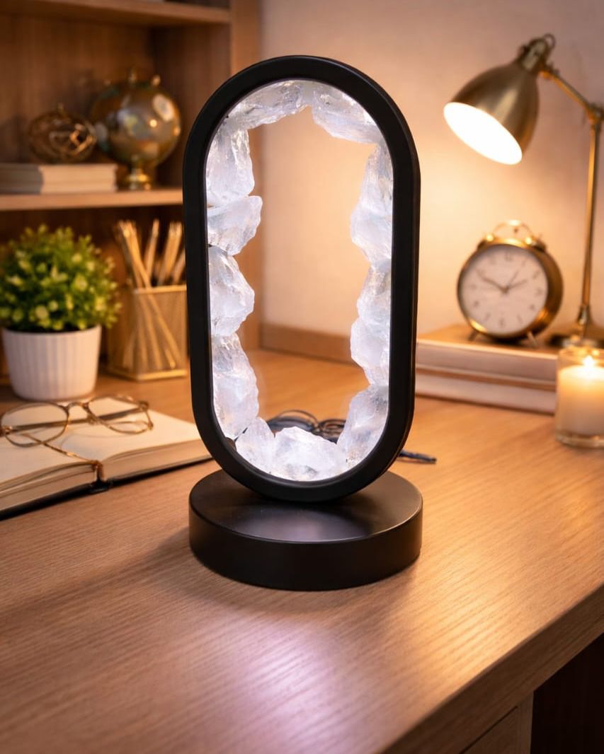 Selenite Orignal Raw Crystal Night Lamp For Healing