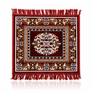 Aasan Red Premium Washable Cloth For Pooja