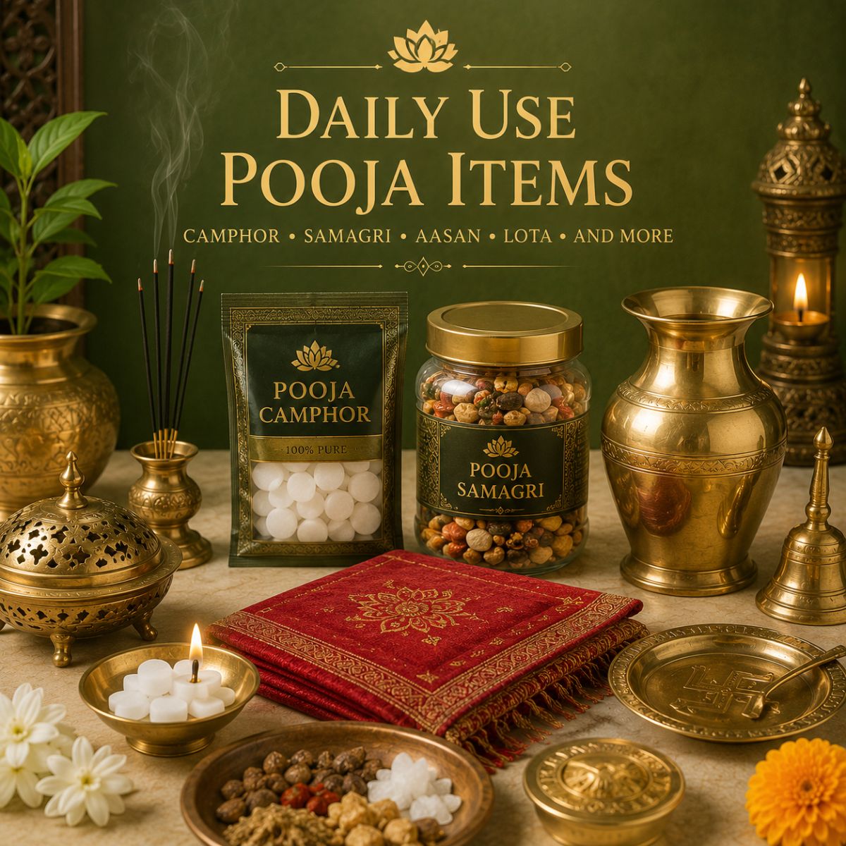 Daily pooja essential items