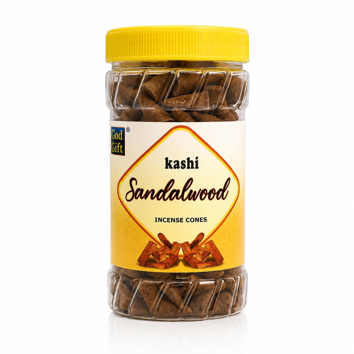 Sandalwood Cone Jar Large Size in Bulk By Kashi God Gift