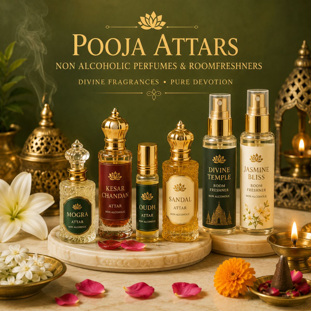 Air fresheners and pooja attars