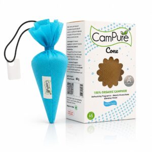 Camphor Hanging Cone For Indore and Car Camphor Fragrance