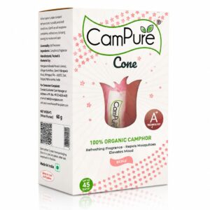 Camphor Hanging Cone For Indore and Car Rose Fragrance