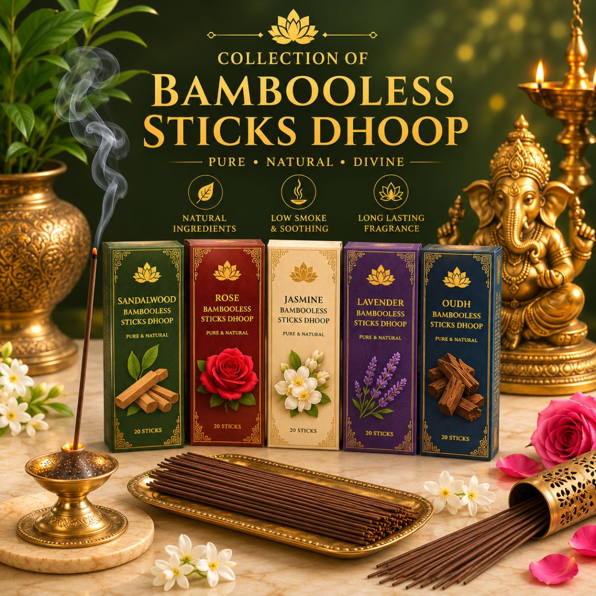 Bambooless Low Smoke Sticks Collection