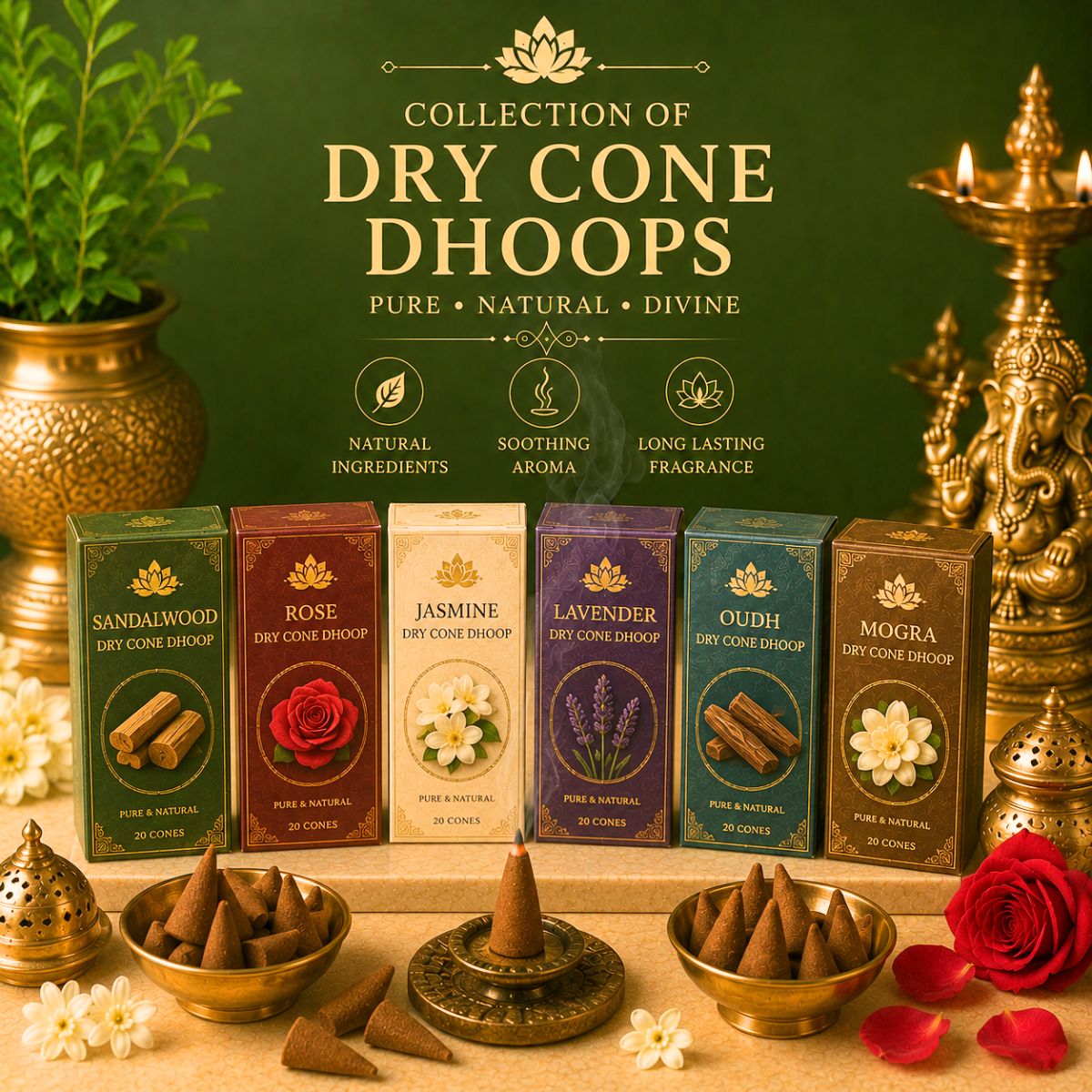 Dry Cone Dhoop Collection
