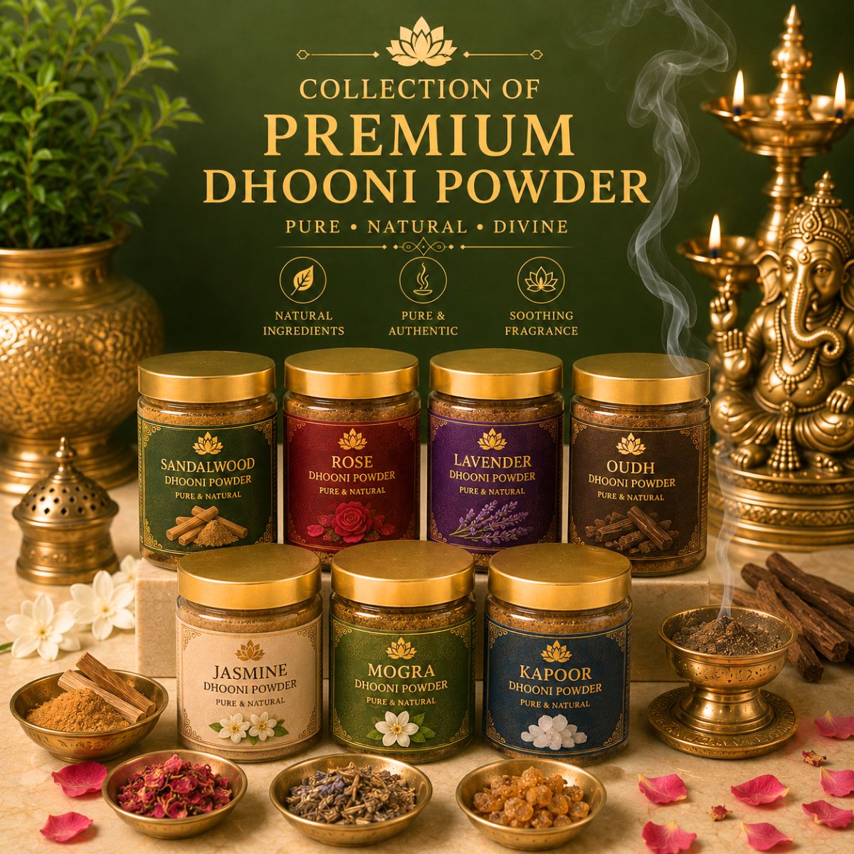Premium Dhooni Powder Collection