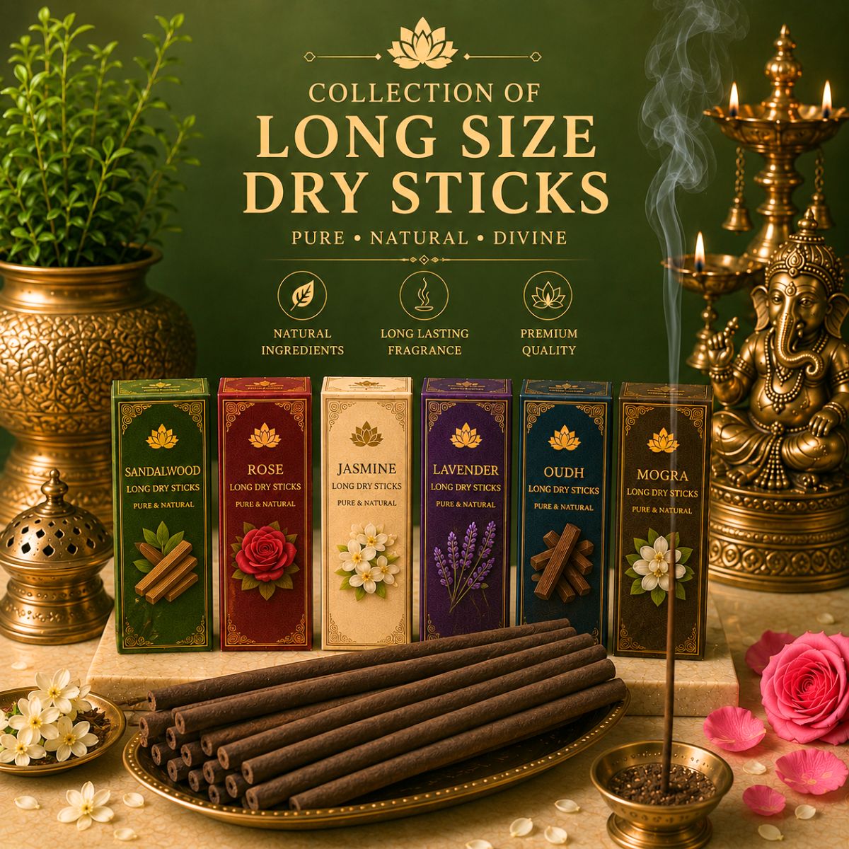 Long Size Dry Sticks Collection