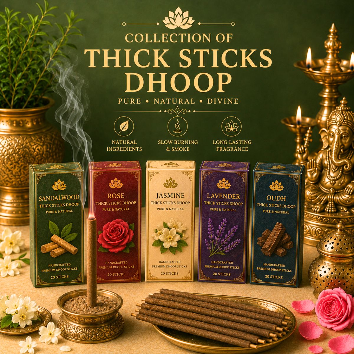 Thick Stick Dhoop Collection