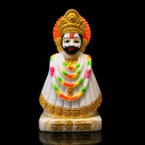 Khatu Shyam Washable Premium Marble Dust Murti 5 inch