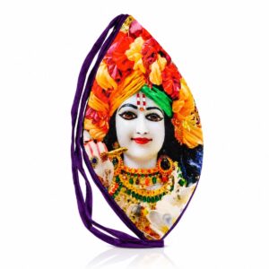 Premium Gau Mukhi Jap Bag For Mala Jaap Krishna Color