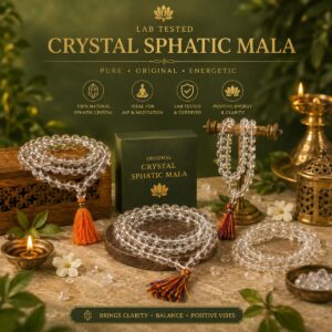 Sphatic Crystal mala