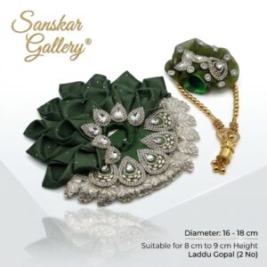 Laddu Gopal Fancy Poshak Green 2 No