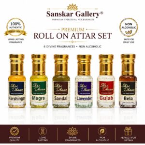 Premium Non Alcoholic Set of 6 Roll Attar 6ML