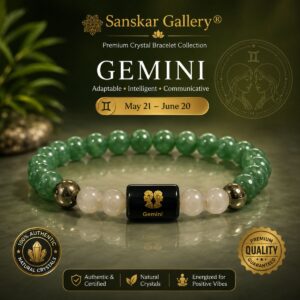 Gemini Original Premium Quartz Bracelate with Selenite Plate