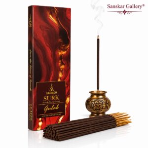 Gulab Surkh Saundh Premium Low Smoke Aggarbatti