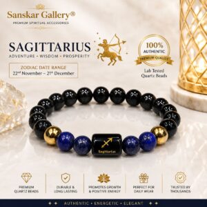 Sagittarious Original Premium Quartz Bracelate with Selenite Plate
