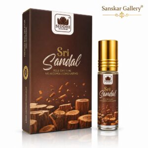 Sandal Premium Non Alcoholic Roll On Attar for Pooja 6 ML