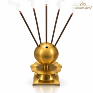 Premium Brass Aggarbatti Stand Chauki Base