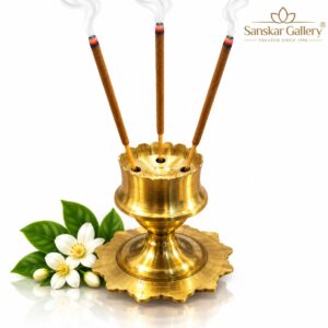 Premium Brass Aggarbatti Stand Simple