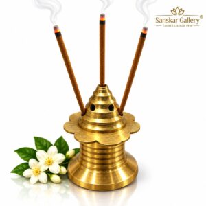Premium Brass Aggarbatti Stand Cone Shape