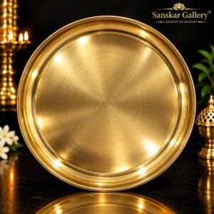 Brass Plate for Pooja Purpose Light Weight