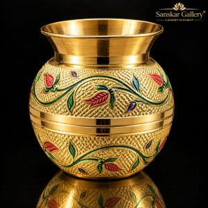 Premium Brass Lota Fine Quality Heavy 350ML Capacity