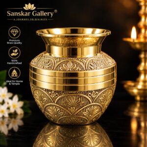 Premium Brass Lota Fine Quality Heavy 300ML Capacity