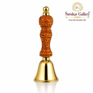 Brass Ghanti Wooden Handle premium Export Quality