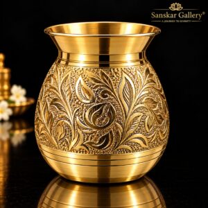 Premium Brass Lota Fine Quality Heavy 400ML Capacity