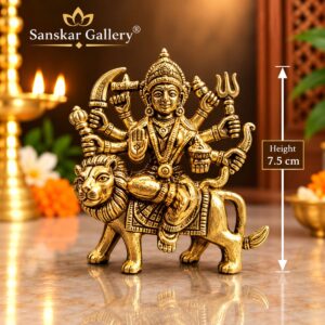 Durga Maa Premium Pure Brass Murti For Pooja